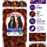 Long French curls 22”